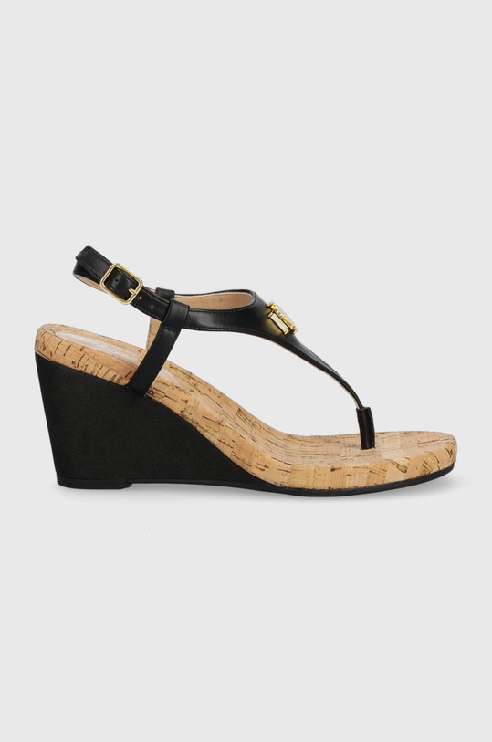 Lauren Ralph Lauren szandál 802898612001 koturnus fekete 802898612001.001