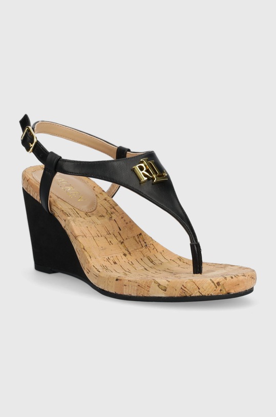 Lauren Ralph Lauren szandál 802898612001 802898612001.001 fekete SS23