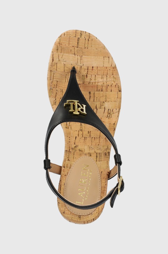 Lauren Ralph Lauren szandál 802898612001 fekete 802898612001.001