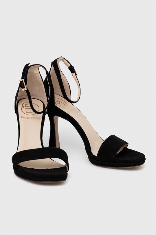 Замшевые сандалии Baldowski D04373.4742.001 чёрный SS23