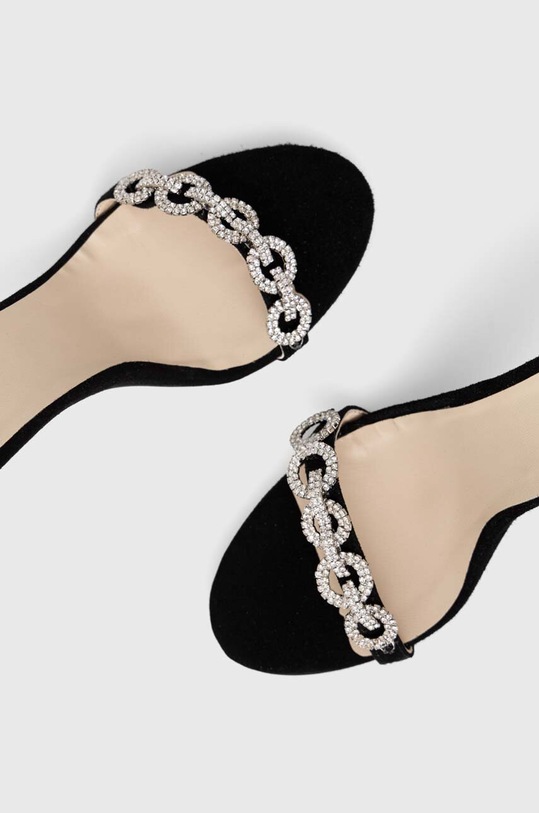 Semišové sandály Baldowski černá D04250.VALD.004