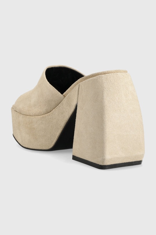 Obuv Semišové šľapky Pinko Margaux 100653.A0N8.C70 béžová