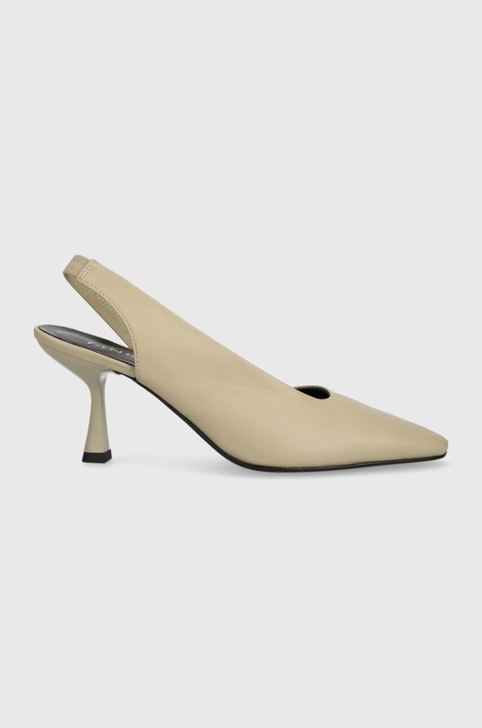 Pinko scarpe décolleté Colette block heel beige 100669.A0N9.D18