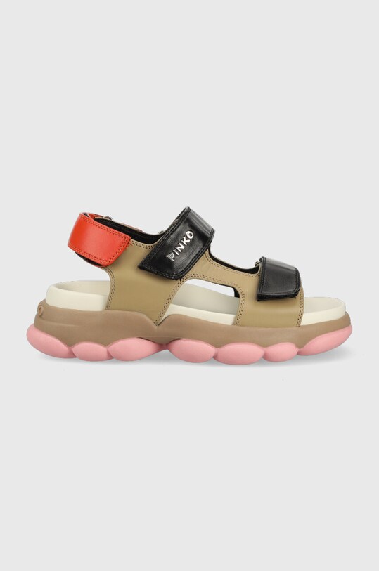Pinko sandały skórzane Mylene pozostałe multicolor 100858.A0N9.Y5R