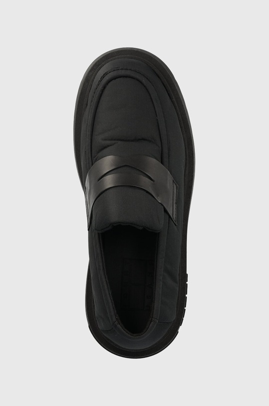 Tommy Jeans mokasyny PUFFER LOAFER czarny EN0EN02080