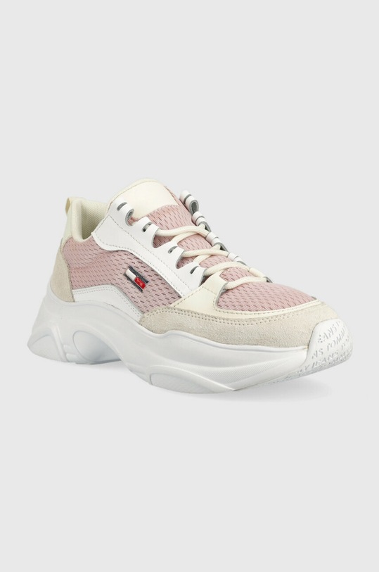 Tenisice Tommy Jeans LIGHTWEIGHT SHOE EN0EN02081 roza SS23