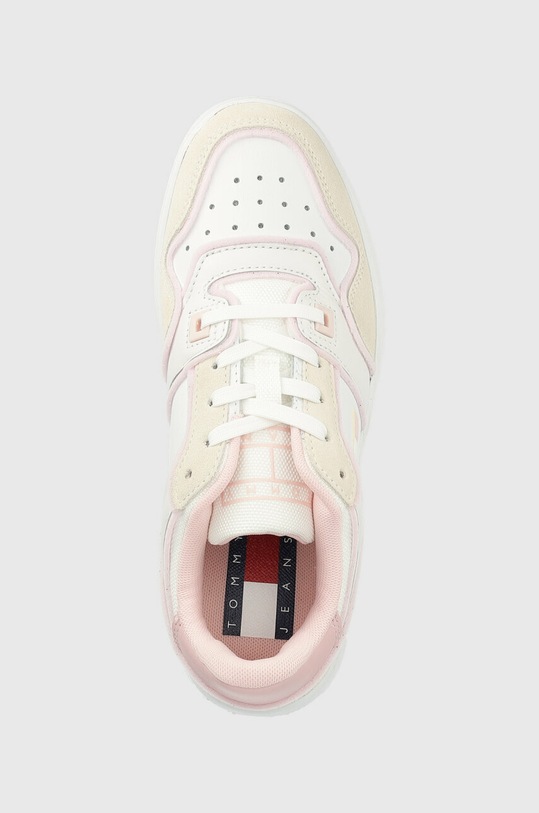 Tenisice Tommy Jeans DECON BASKET LOW CUT bež EN0EN02084