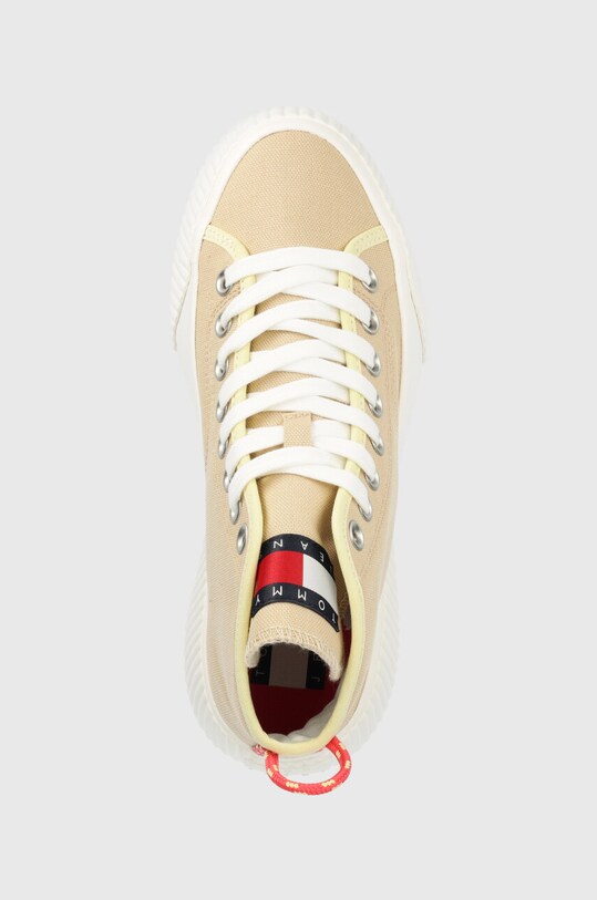 Кеди Tommy Jeans VULC PLAT. CANVAS MC бежевий EN0EN02091
