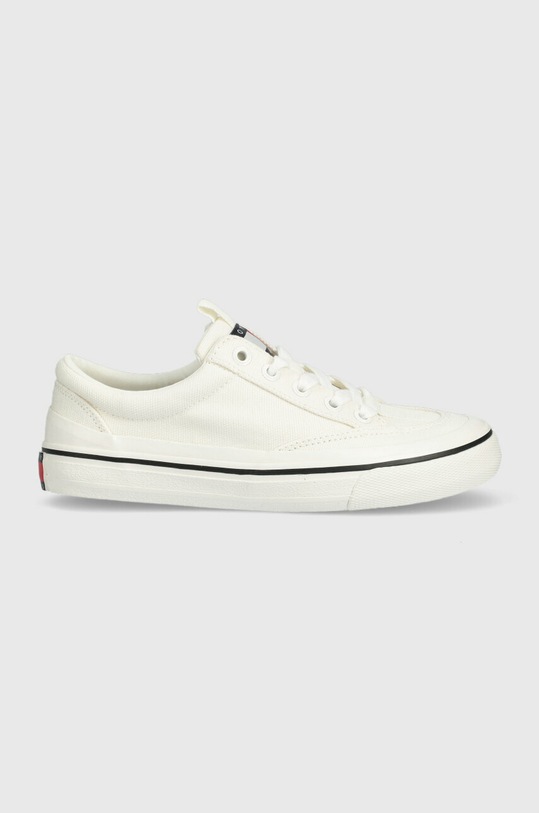 Кеди Tommy Jeans WMNS LONG LACE UP V.CANVAS ESS синтетичний білий EN0EN02095