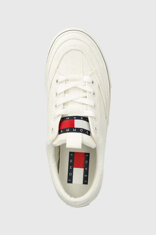 Кеди Tommy Jeans WMNS LONG LACE UP V.CANVAS ESS білий EN0EN02095