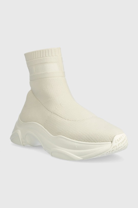 Tommy Jeans sneakers SOCK BOOT MONOCOLOR EN0EN02105 bej SS23