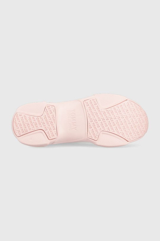 Tommy Jeans sneakers SOCK BOOT MONOCOLOR EN0EN02105 rosa
