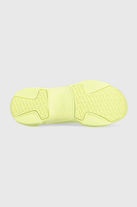 Tommy Jeans sneakers SOCK BOOT MONOCOLOR EN0EN02105 verde