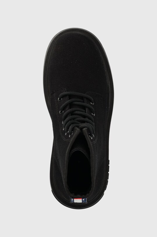 Tommy Jeans ghete LACE UP FESTIV BOOTS negru EN0EN02133