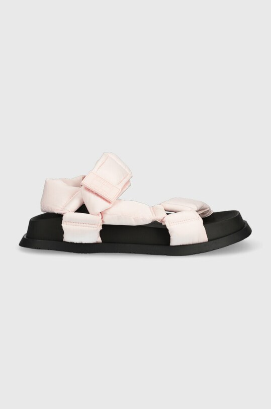 Tommy Jeans sandały NEW SANDAL WMNS tekstylny różowy EN0EN02135