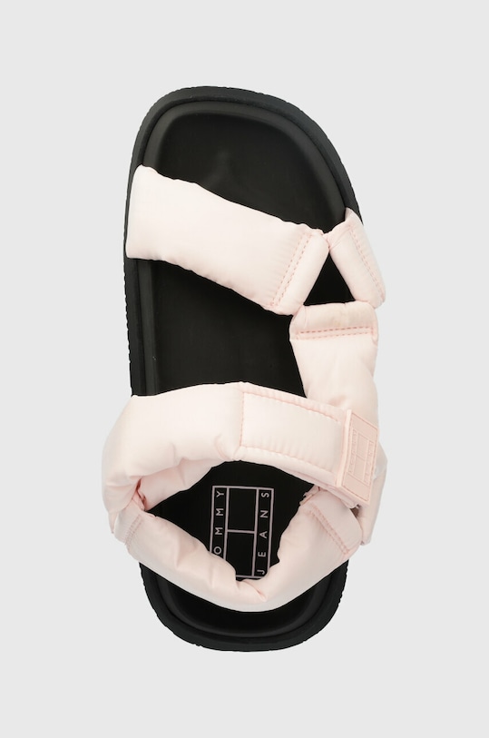 Σανδάλια Tommy Jeans NEW SANDAL WMNS ροζ EN0EN02135