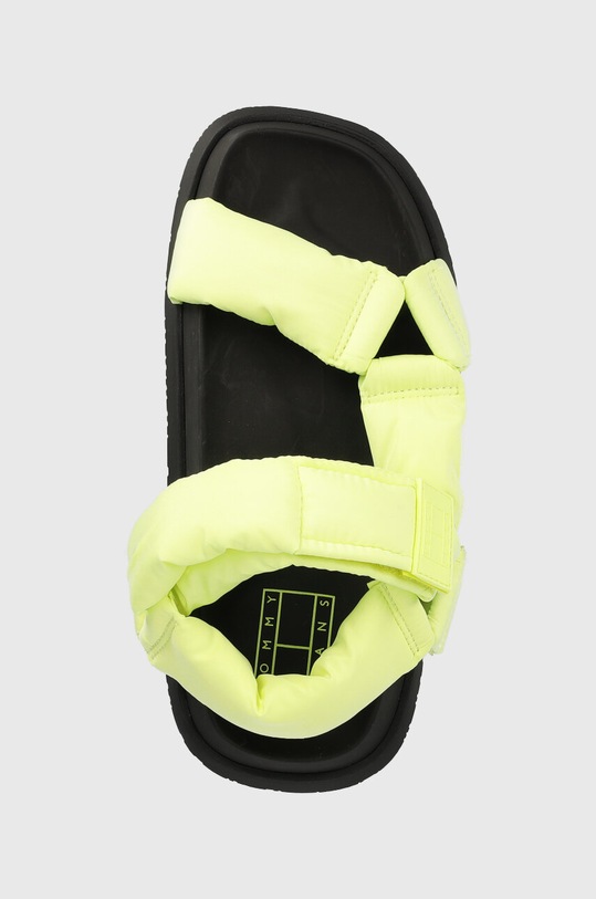 Tommy Jeans sandale NEW SANDAL WMNS galben EN0EN02135