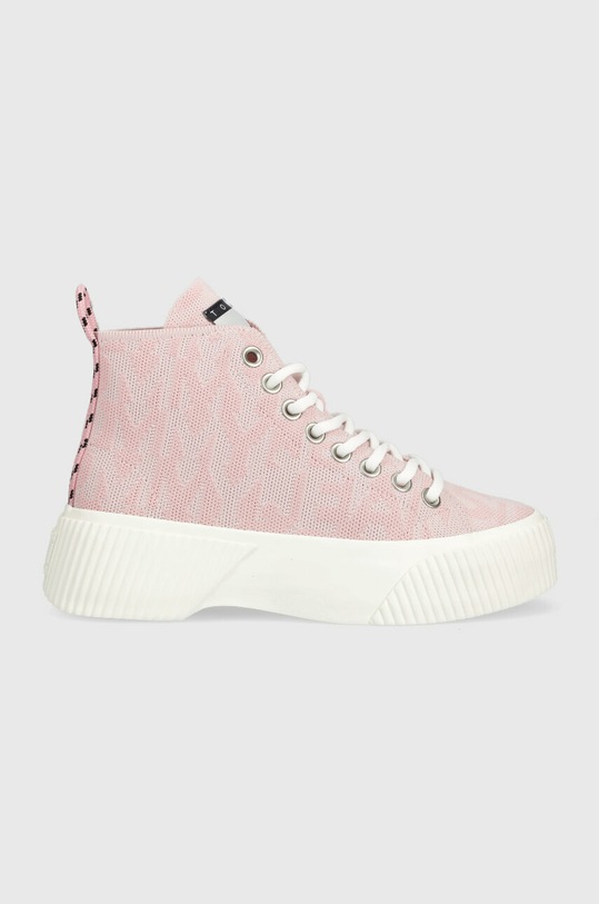 Kecky Tommy Jeans VULC KNITTED MC textilní růžová EN0EN02141