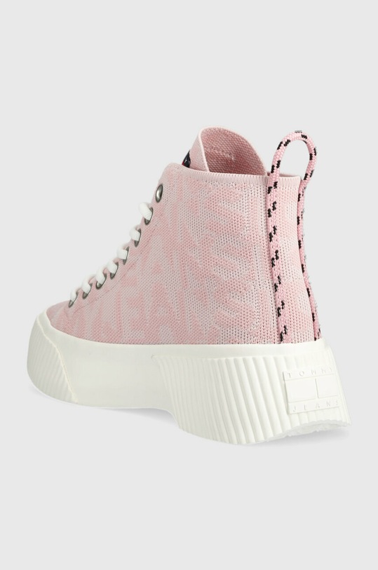 Boty Kecky Tommy Jeans VULC KNITTED MC EN0EN02141 růžová