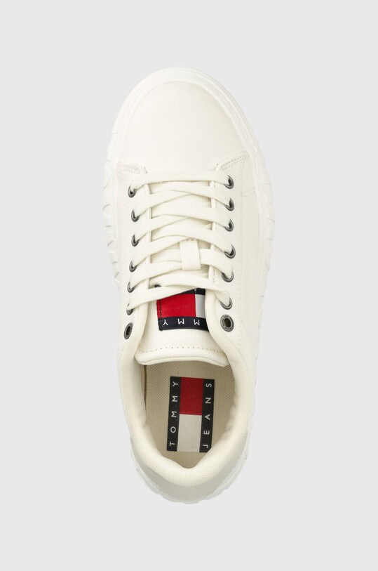 Кросівки Tommy Jeans NEW CUPSOLE CNVAS LC білий EN0EN02171