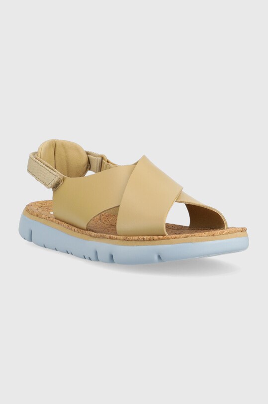 Camper sandale de piele Oruga Sandal K200157.048 bej SS23