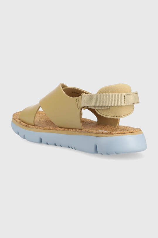 Obuwie Camper sandały skórzane Oruga Sandal K200157.048 beżowy