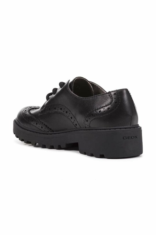 Boty Kožené polobotky Geox J CASEY GIRL J6420N.00085.C9999 černá