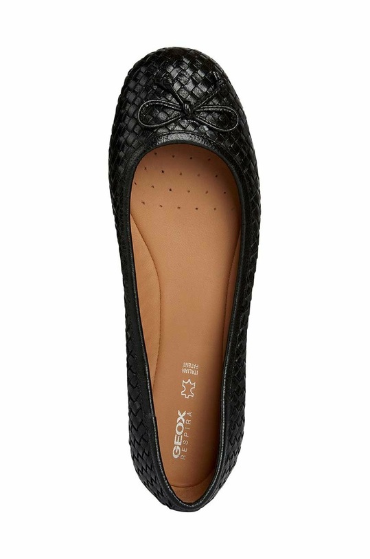 Δερμάτινες μπαλαρίνες Geox D PALMARIA D35MUA.00081.C9999 μαύρο