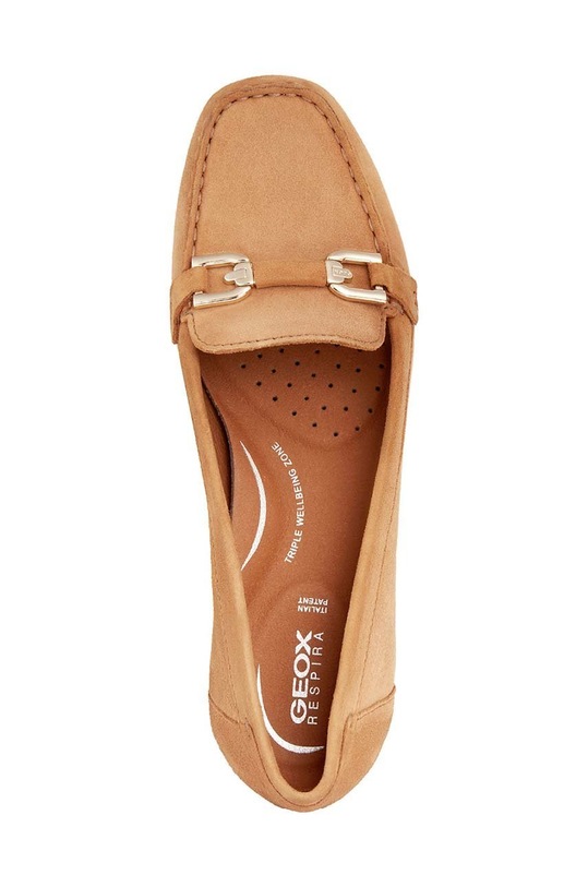 Μοκασίνια σουέτ Geox D ANNYTAH MOC D84BMA.00021.C5006 καφέ