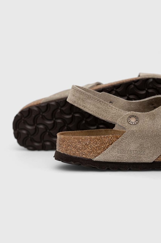 Cipők Birkenstock bőr szandál Tulum SFB 1024110 bézs