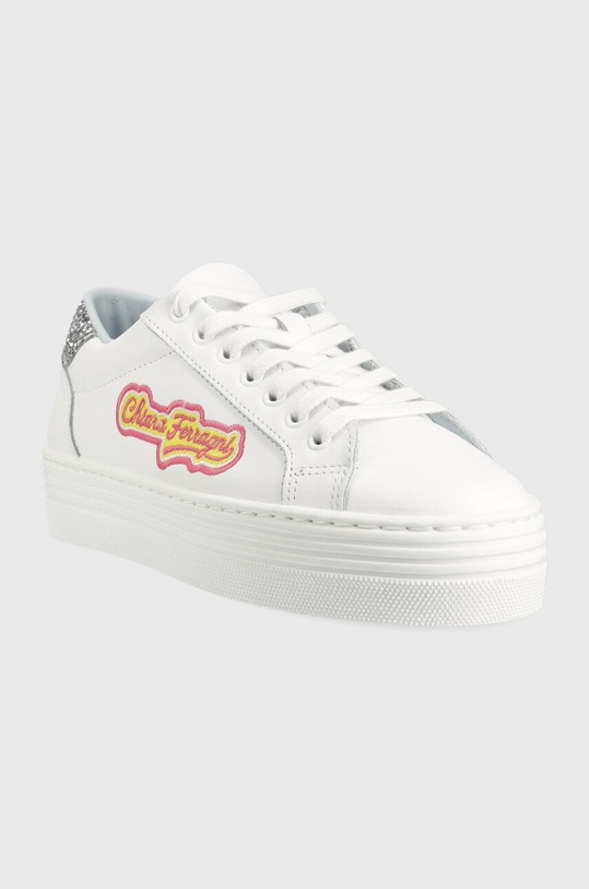 Шкіряні кросівки Chiara Ferragni CF3121_064 CF3121.064 білий SS23