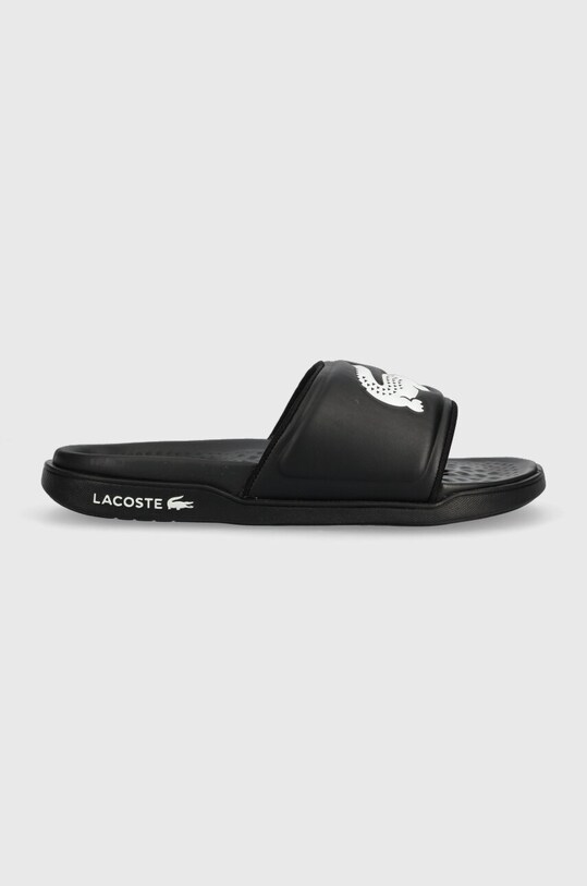 Lacoste papuci CROCO DUALISTE sintetic negru 43CFA0040