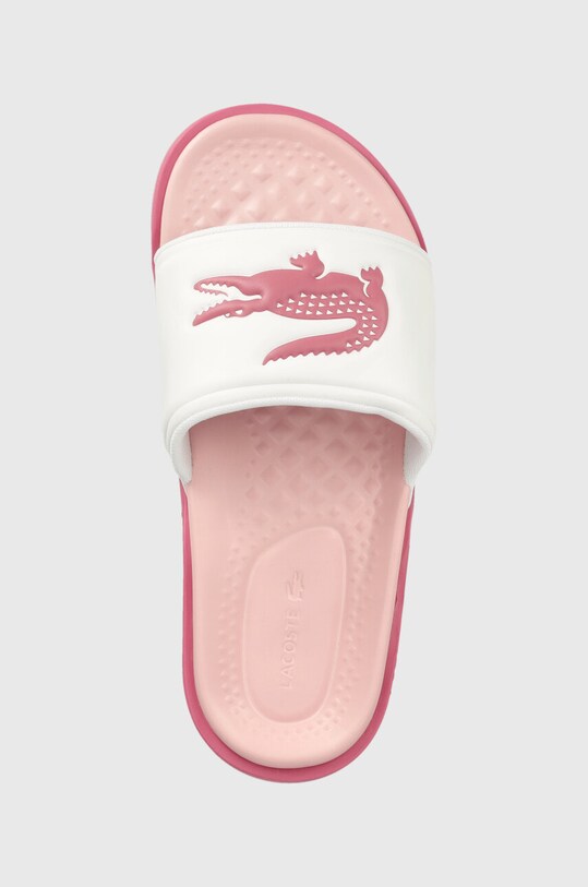 Lacoste papucs CROCO DUALISTE fehér 45CFA0001