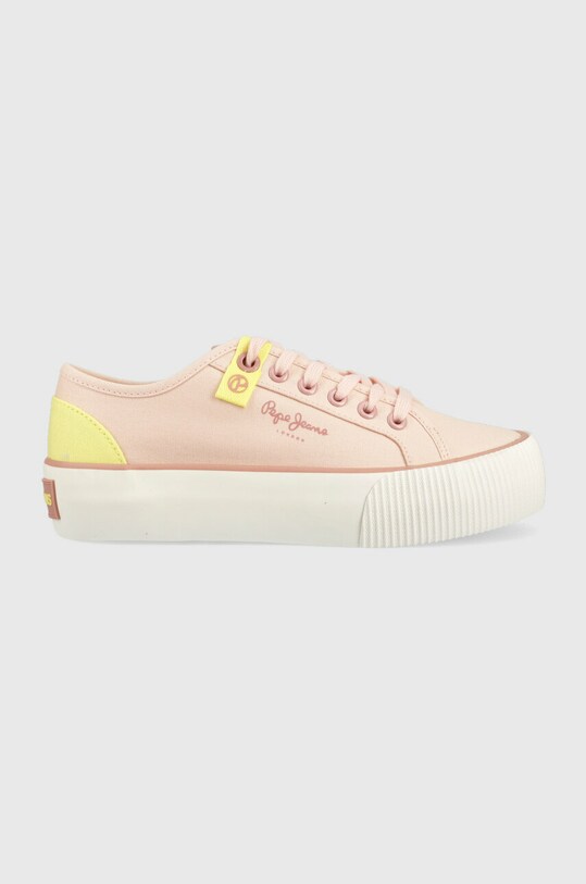 Pepe Jeans tenisówki OTTIS Planet friendly różowy PLS31456