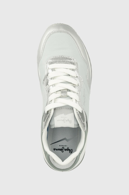 Pepe Jeans sneakers LONDON argintiu PLS31463
