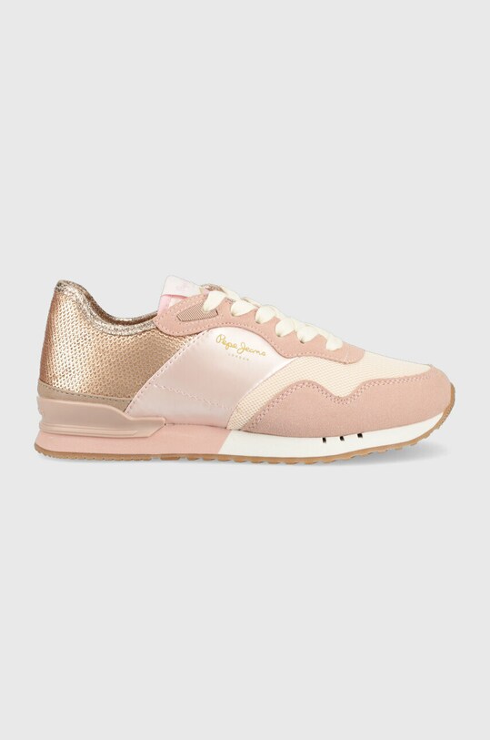 Pepe Jeans sneakers LONDON tessile rosa PLS31466