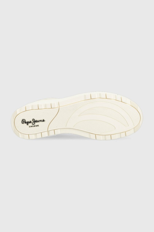 Δερμάτινα αθλητικά παπούτσια Pepe Jeans KORE PLS31473 λευκό