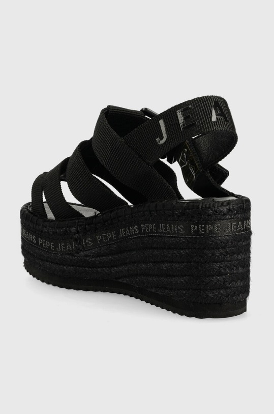 Încălțăminte Pepe Jeans sandale WITNEY PLS90577 negru