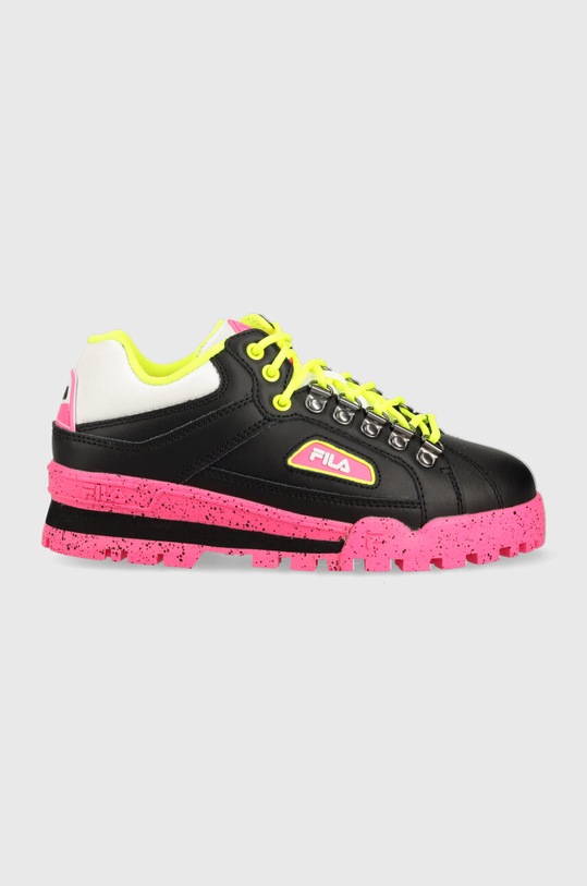 Кожени маратонки Fila TRAILBLAZER гладка кожа черен FFW0266