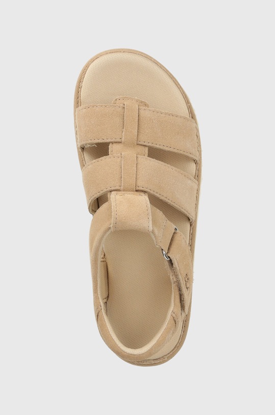 Замшевые сандалии UGG Goldenstar Strap бежевый 1137890.DRI