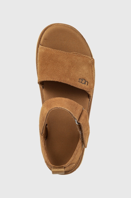 UGG sandały zamszowe Goldenstar brązowy 1136783.CHE