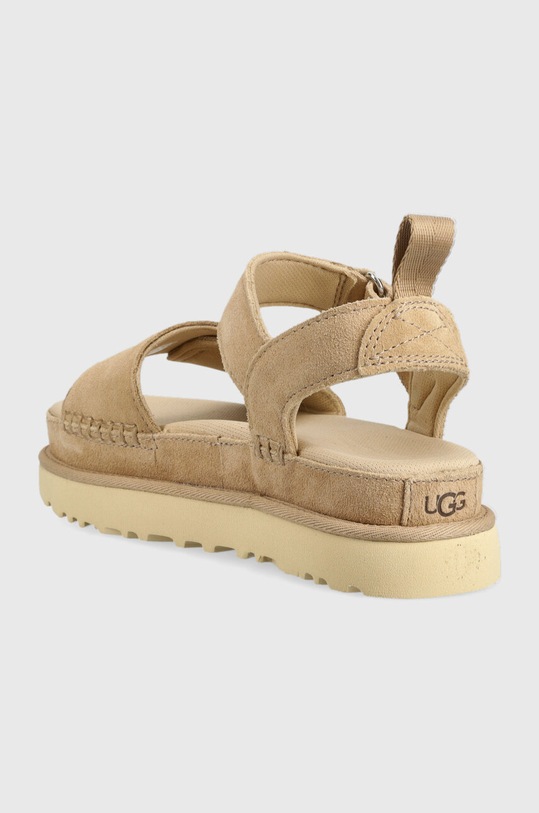 Obuwie UGG sandały zamszowe Goldenstar 1136783.DRI beżowy