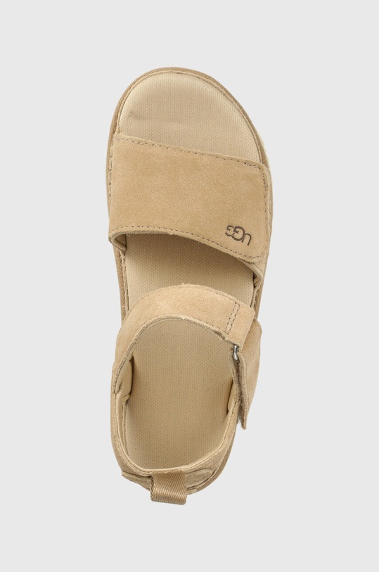 UGG sandały zamszowe Goldenstar beżowy 1136783.DRI