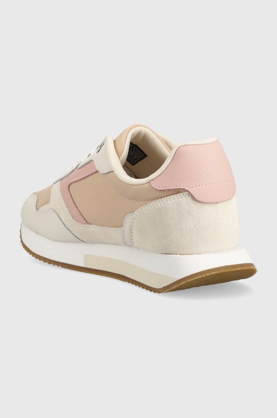 Boty Sneakers boty Tommy Hilfiger ESSENTIAL TH RUNNER FW0FW06947 béžová