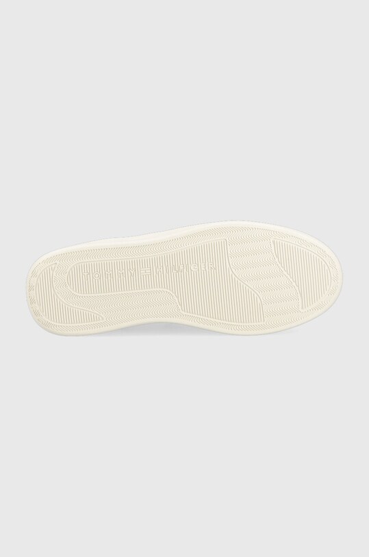 Tommy Hilfiger sneakersy skórzane LEATHER BASKET SNEAKER FW0FW06951 biały
