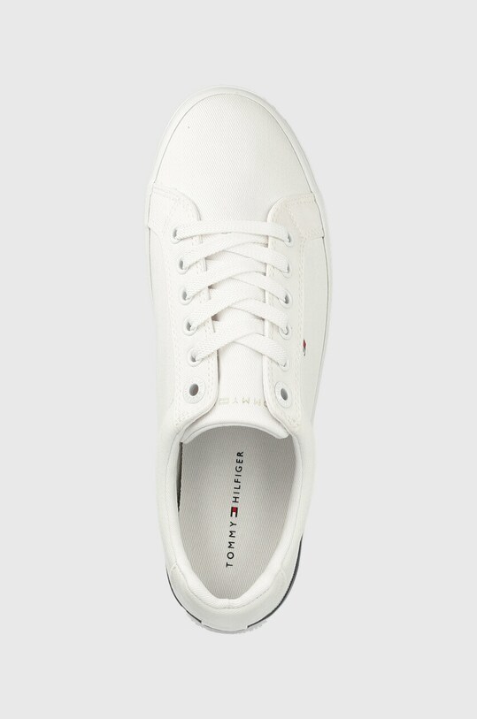 Tenisky Tommy Hilfiger ESSENTIAL STRIPES SNEAKER biela FW0FW06954