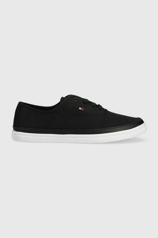 Tommy Hilfiger tenisówki ESSENTIAL KESHA LACE SNEAKER Planet friendly czarny FW0FW06955