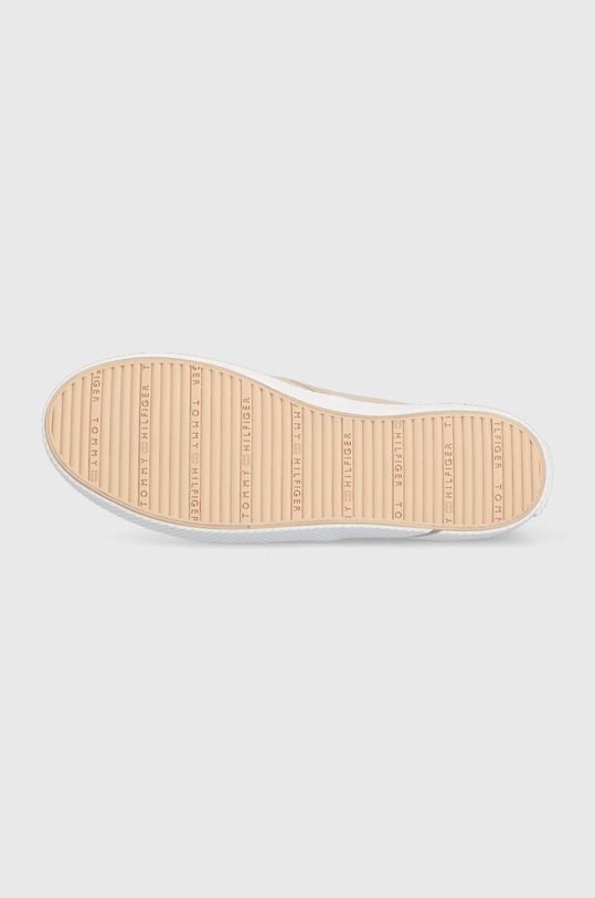 Tommy Hilfiger tenisówki ESSENTIAL SLIP-ON SNEAKER FW0FW06956 beżowy