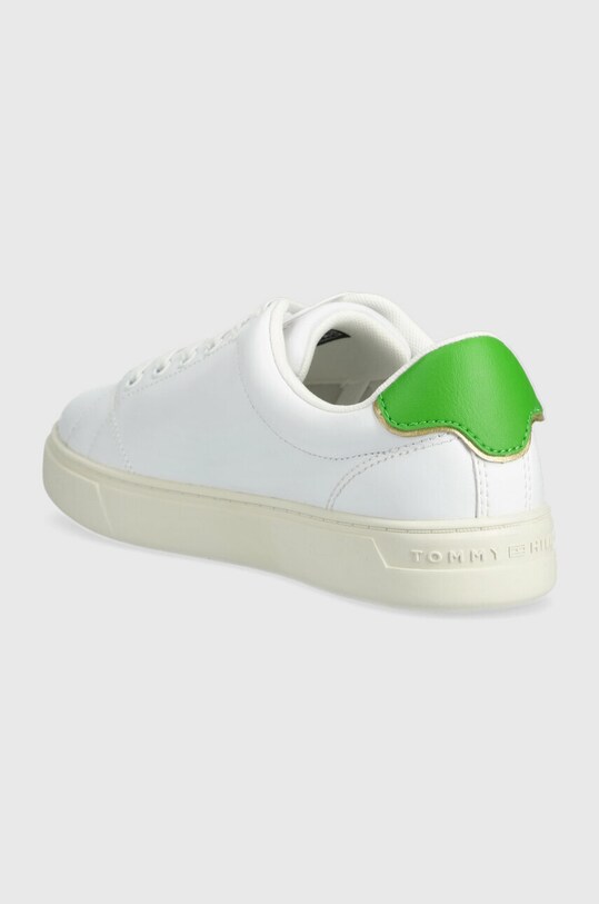 Obuwie Tommy Hilfiger sneakersy skórzane ELEVATED ESSENTIAL COURT SNEAKER FW0FW06965 biały