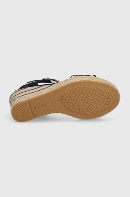 Tommy Hilfiger sandały SEASONAL WEBBING WEDGE FW0FW07088 granatowy